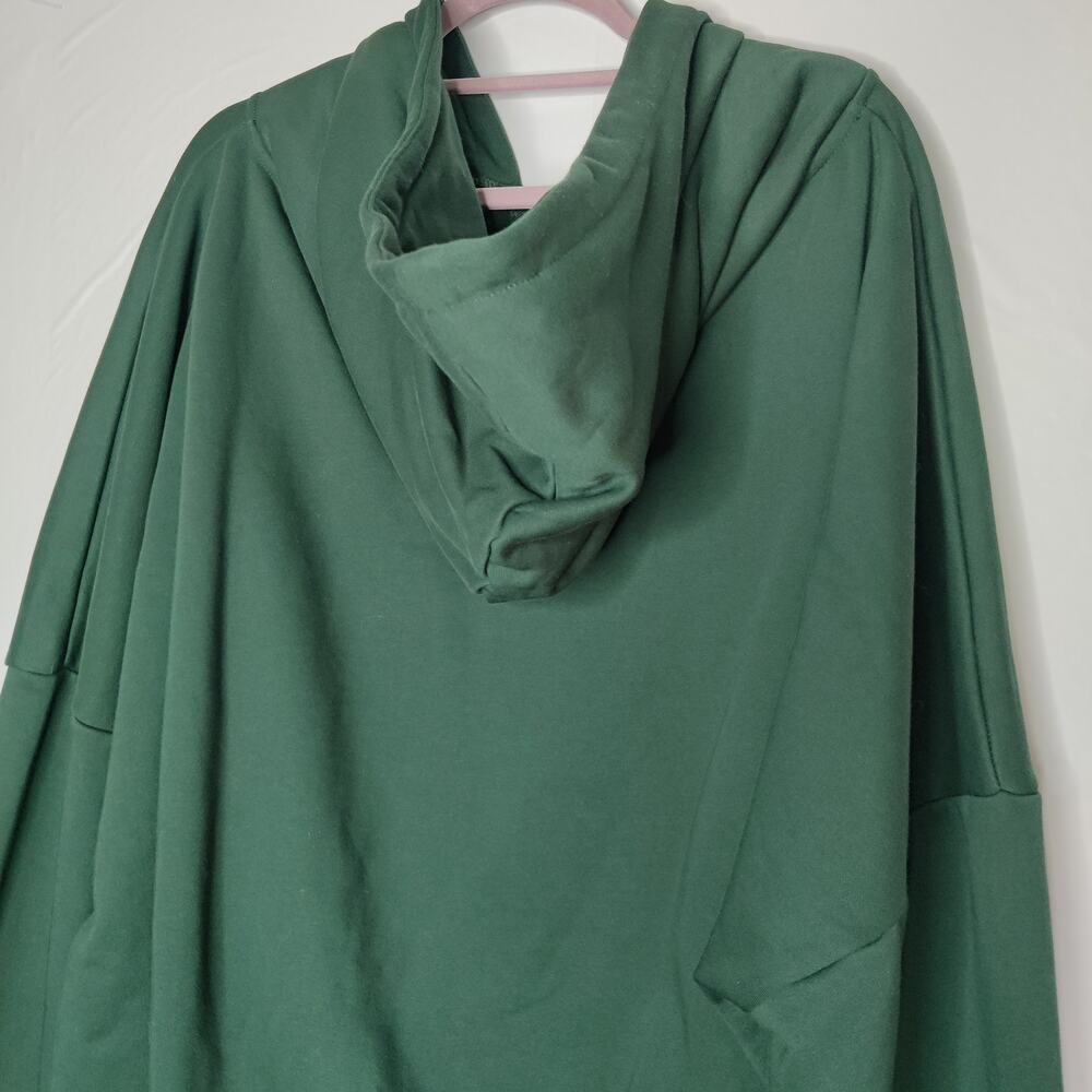 Popflex Full Zip Oversized Cloud Hoodie Game Time Green Large XL Athleisure - Picture 9 of 16